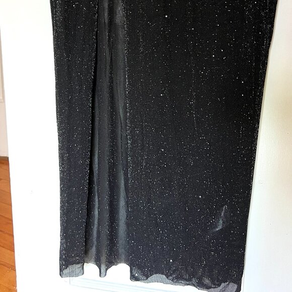 NWT Long sheer glittery dress - Picture 5 of 6
